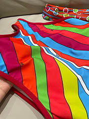 Pucci Red One Piece With Scarf - 2