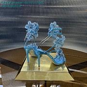 	 Rene Caovilla Floriane Honey Sandal 105 Blue - 4