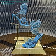	 Rene Caovilla Floriane Honey Sandal 105 Blue - 2
