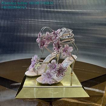 	 Rene Caovilla Floriane Honey Sandal 105 Pink