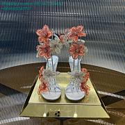 	 Rene Caovilla Floriane Honey Sandal 105 White&Orange - 4