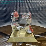 	 Rene Caovilla Floriane Honey Sandal 105 White&Orange - 3