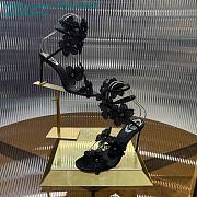 	 Rene Caovilla Floriane Honey Sandal 105 All Black - 3