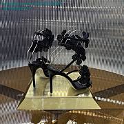 	 Rene Caovilla Floriane Honey Sandal 105 All Black - 2