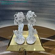 	 Rene Caovilla Floriane Honey Sandal 105 All white - 2