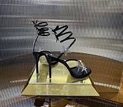	 RENE CAOVILLA CLEO STAR BLACK&SILVER SANDAL 105 - 6