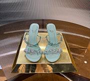 	 Rene Caovilla Bessie Sandal Blue Sandals - 5