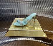 	 Rene Caovilla Bessie Sandal Blue Sandals - 4