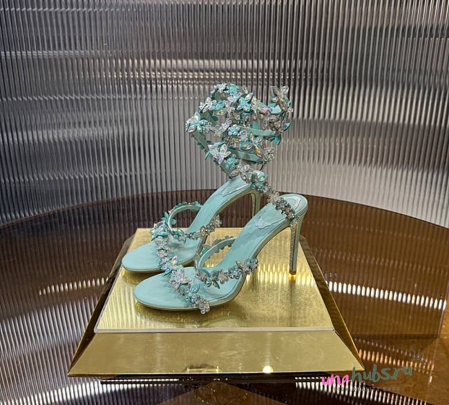 	 Rene Caovilla Eden Blue Sandals 105 - 1