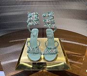 	 Rene Caovilla Eden Blue Sandals 105 - 2