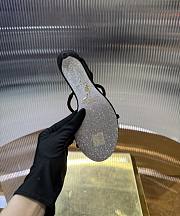 Rene Caovilla Suede Cleo Black Sandals 105 - 5