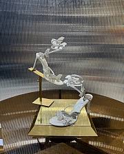 RENE CAOVILLA FAIRY SILVER SANDAL 105 - 5