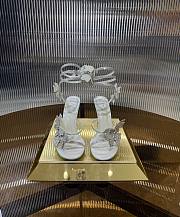 RENE CAOVILLA FAIRY SILVER SANDAL 105 - 3