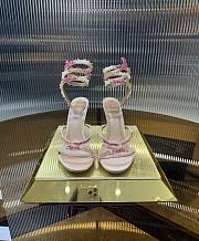 	 Rene Caovilla Crystal Embellished Sandals Pink - 2