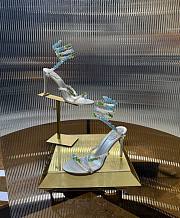 	 Rene Caovilla Crystal Embellished Sandals Silver - 2