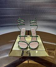 Rene Caovilla Metallic Green Sandals - 3