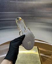 	 Rene Caovilla Metallic Gold Sandals - 4