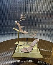 	 Rene Caovilla Metallic Gold Sandals - 2