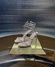 	 Rene Caovilla Metallic Silver Sandals - 1