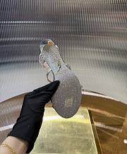 	 Rene Caovilla Metallic Silver Sandals - 6