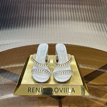 Rene Caovilla 75mm Chandelier Mules