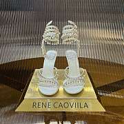 Rene Caovilla Embellished Chandelier Heeled Sandals 105  - 1