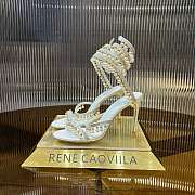 Rene Caovilla Embellished Chandelier Heeled Sandals 105  - 6