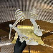 Rene Caovilla Embellished Chandelier Heeled Sandals 105  - 5