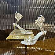 Rene Caovilla Embellished Chandelier Heeled Sandals 105  - 3