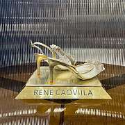 Rene Caovilla Floriane Honey Slingback Beige 75mm - 6