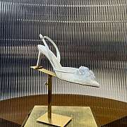 	 Rene Caovilla Floriane Honey Slingback White 75mm - 5