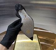 	 Rene Caovilla Margot Crystal Black Pump - 3