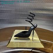 	 Rene Caovilla Margot Crystal Black Pump - 5