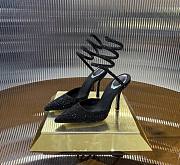 	 Rene Caovilla Margot Crystal Black Pump - 6
