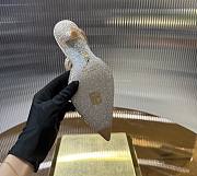 	 Rene Caovilla Margot Crystal Beige Pump - 5