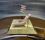 	 Rene Caovilla Margot Crystal Beige Pump - 4