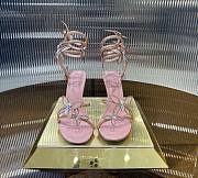 Rene Margot Mirrored Pink Sandal With Butterflies 105 - 1