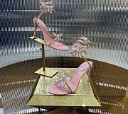 Rene Margot Mirrored Pink Sandal With Butterflies 105 - 2