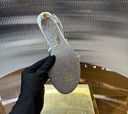 	 Rene Margot Mirrored White Sandal With Butterflies 105 - 6