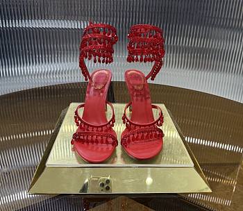RENE CAOVILLA RED CHANDELIER RED SANDAL 105