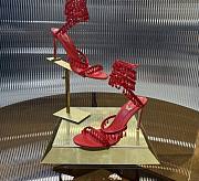 RENE CAOVILLA RED CHANDELIER RED SANDAL 105 - 2