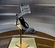 	 RENE CAOVILLA BLACK CHANDELIER RED SANDAL 105 - 6