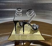 	 RENE CAOVILLA BLACK CHANDELIER RED SANDAL 105 - 4