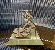 Rene Caovilla Embellished Chandelier Heeled Sandals 105 gOLD - 5