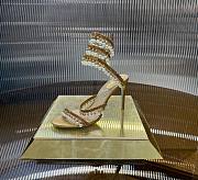 Rene Caovilla Embellished Chandelier Heeled Sandals 105 gOLD - 2