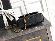 Chanel Coco Handle Black Lambskin Bag 14cm - 6
