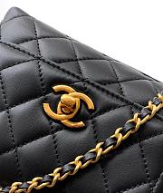 Chanel Coco Handle Black Lambskin Bag 14cm - 2