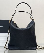 Chanel Maxi shopping bag black Calfskin leather - 33.5x28x11cm - 5