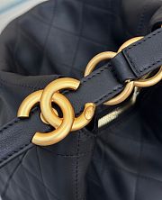 Chanel Maxi shopping bag black Calfskin leather - 33.5x28x11cm - 2