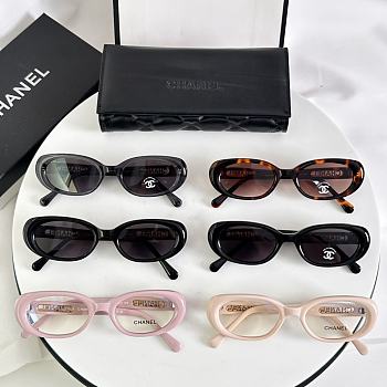Chanel Oval Sunglasses 